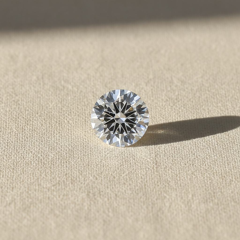 5.07 Carat Round F VVS2 Lab Grown Diamond Excellent Cut IGI Certified