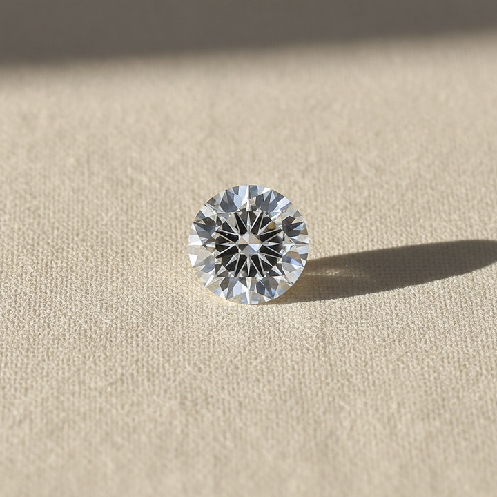 5.07 Carat Round F VVS2 Lab Grown Diamond Excellent Cut IGI Certified