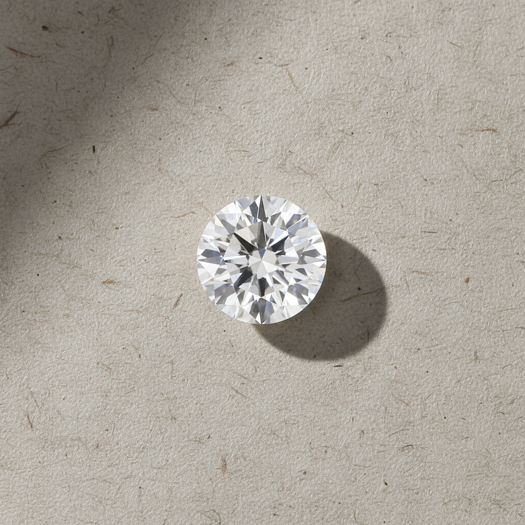 5.09 Carat Round D VVS2 Lab Grown Diamond Ideal Cut IGI Certified
