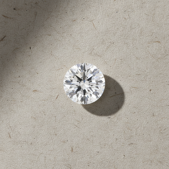 5.09 Carat Round D VVS2 Lab Grown Diamond Ideal Cut IGI Certified