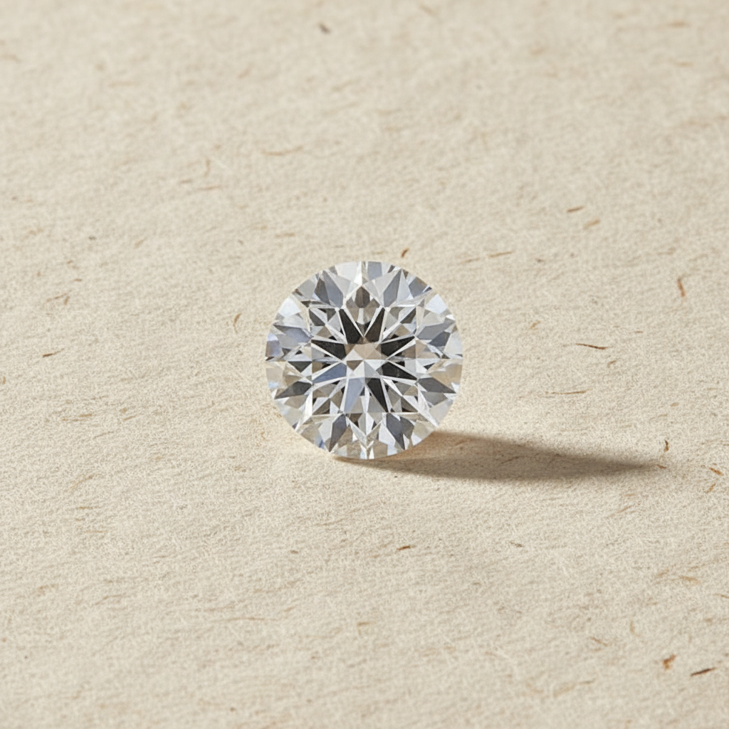 5.13 Carat Round E VVS2 Lab Grown Diamond Excellent Cut IGI Certified