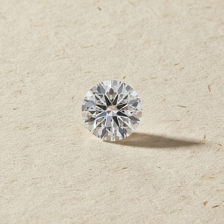5.13 Carat Round E VVS2 Lab Grown Diamond Excellent Cut IGI Certified