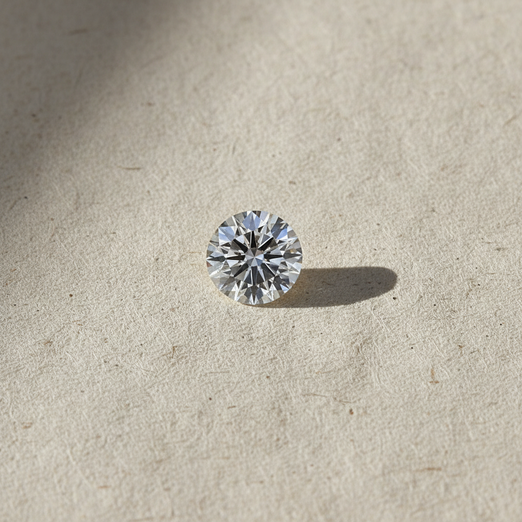 5.26 Carat Round D VS2 Lab Grown Diamond Ideal Cut IGI Certified