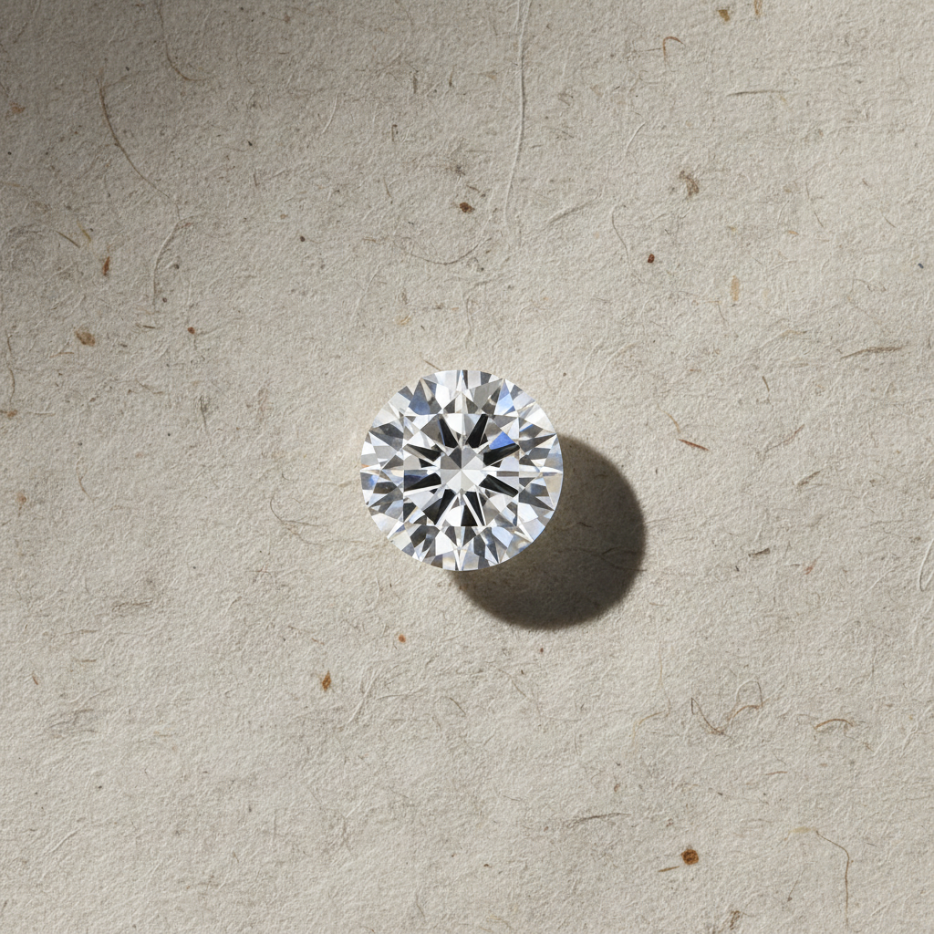 5.40 Carat Round D VS2 Lab Grown Diamond Excellent Cut IGI Certified