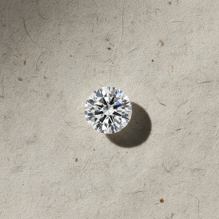 5.40 Carat Round D VS2 Lab Grown Diamond Excellent Cut IGI Certified