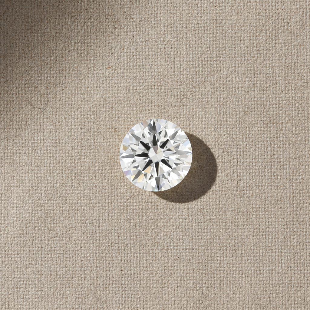 5.42 Carat Round F VVS1 Lab Grown Diamond Ideal Cut IGI Certified