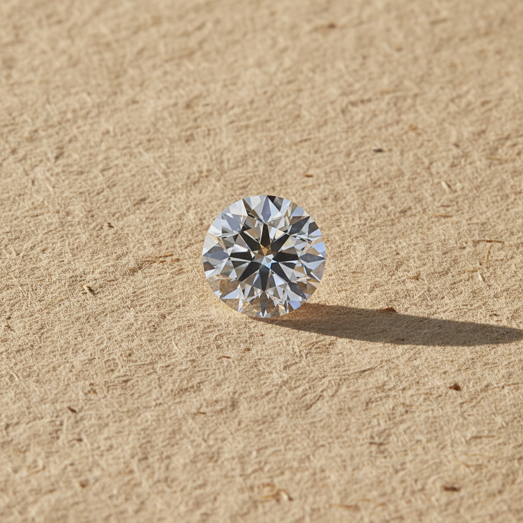 5.50 Carat Round F VVS1 Lab Grown Diamond Ideal Cut IGI Certified