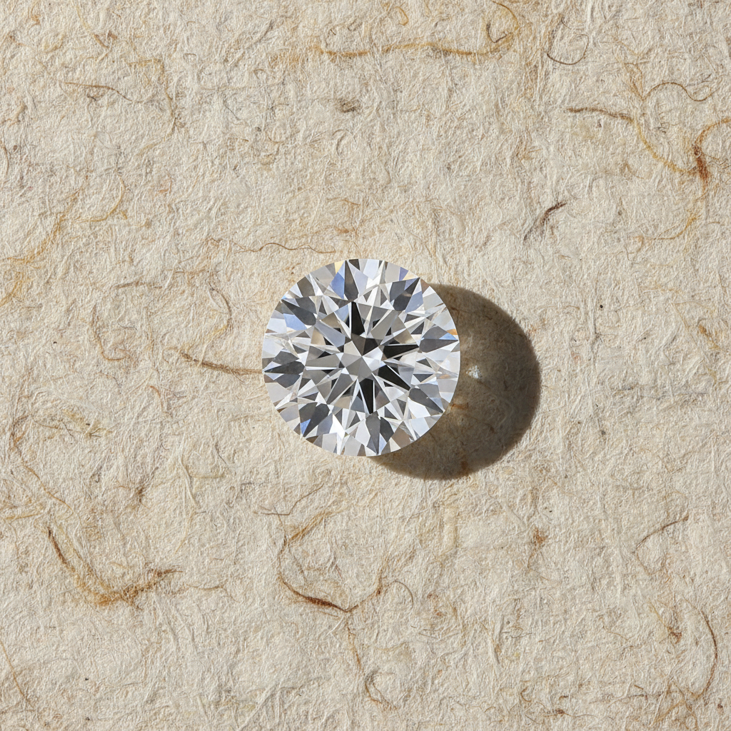 5.59 Carat Round F VVS1 Lab Grown Diamond Ideal Cut IGI Certified