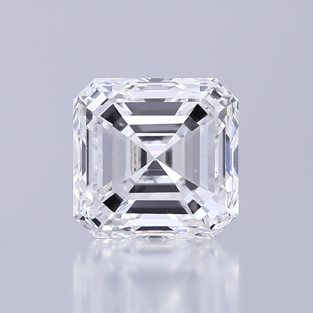 Diamant cultivé en laboratoire Asscher de 5,00 carats, VS1/D