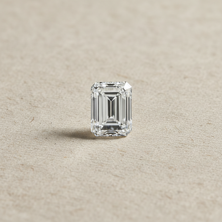 5.00 Carat Emerald Cut Lab Grown Diamond, VVS2/D