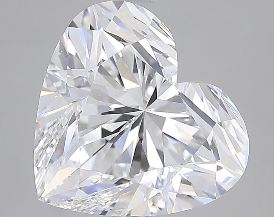 5.00 Carat Heart Cut Lab Grown Diamond VS1F