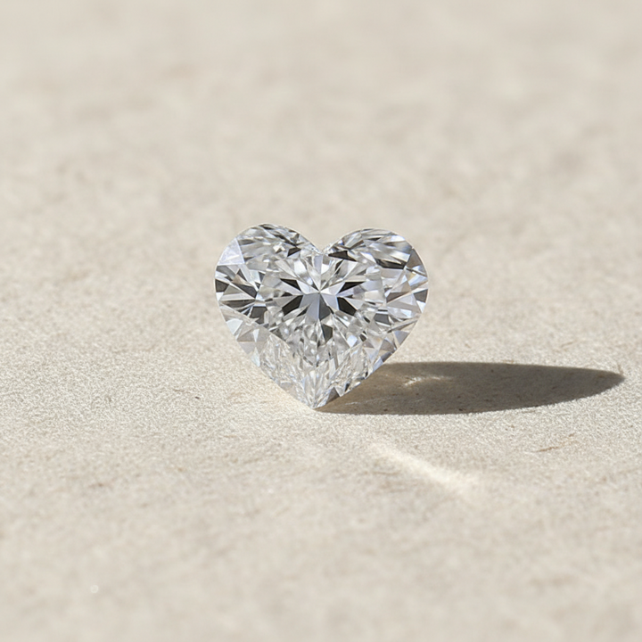 5.00 Carat Heart Cut Lab Grown Diamond VS2 E Color IGI Certified
