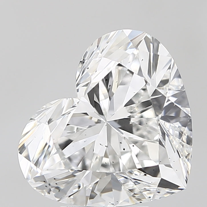 5.00 Carat Heart Cut Lab Grown Diamond VS2F