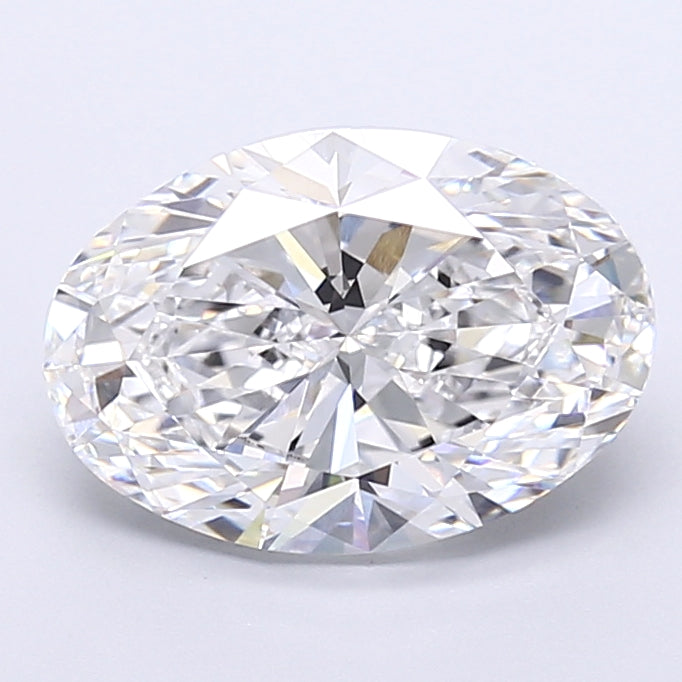Diamante cultivado en laboratorio de talla ovalada de 5,00 quilates VVS1 D