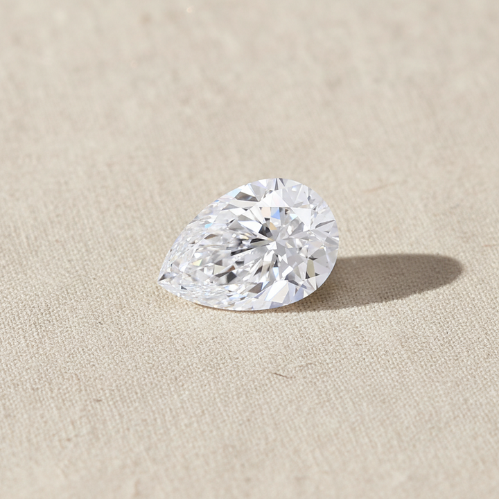 5.00 Carat Pear Cut Lab Grown Diamond VS1 D Color IGI Certified
