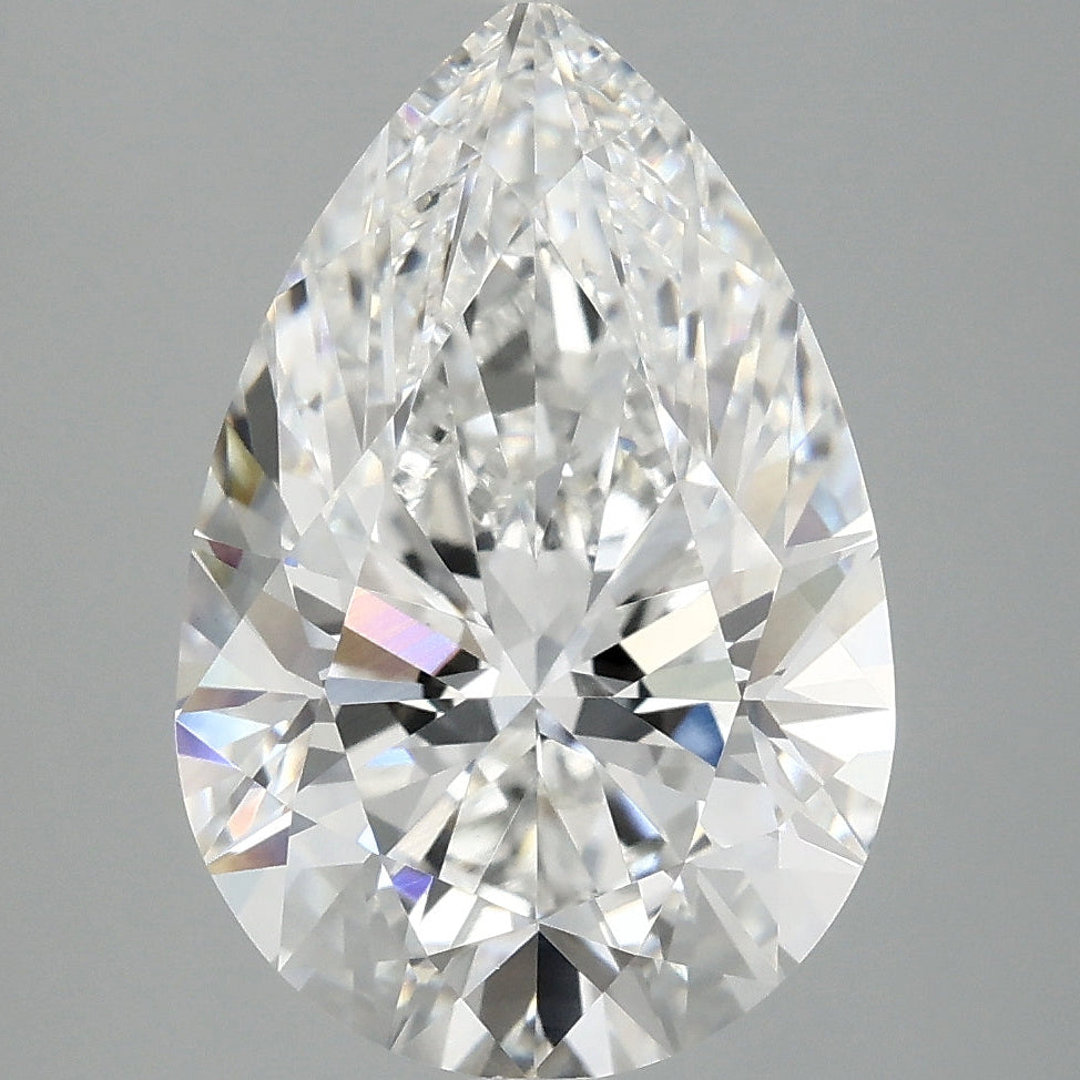 5.00 Carat Pear Cut Lab Grown Diamond VS1E