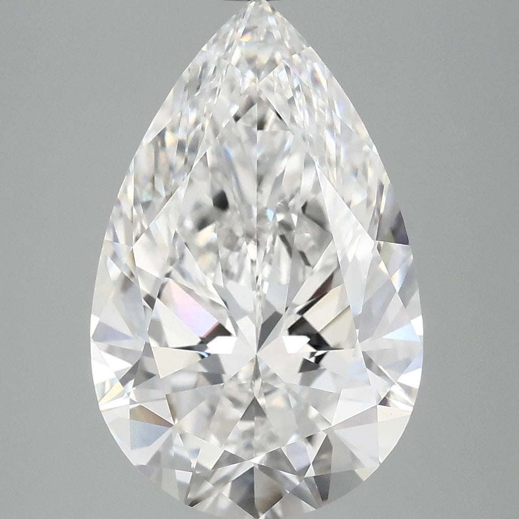 5.00 Carat Pear Cut Lab Grown Diamond VVS2E