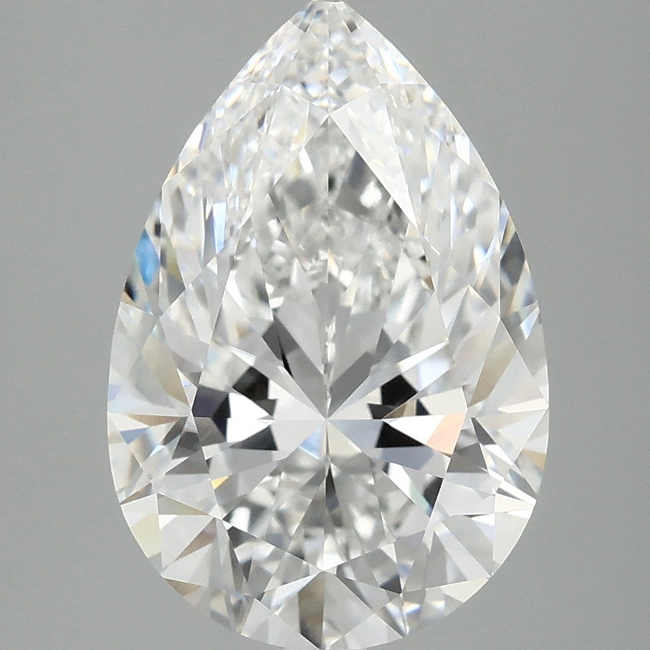 5.00 Carat Pear Cut Lab Grown Diamond VVS2 E