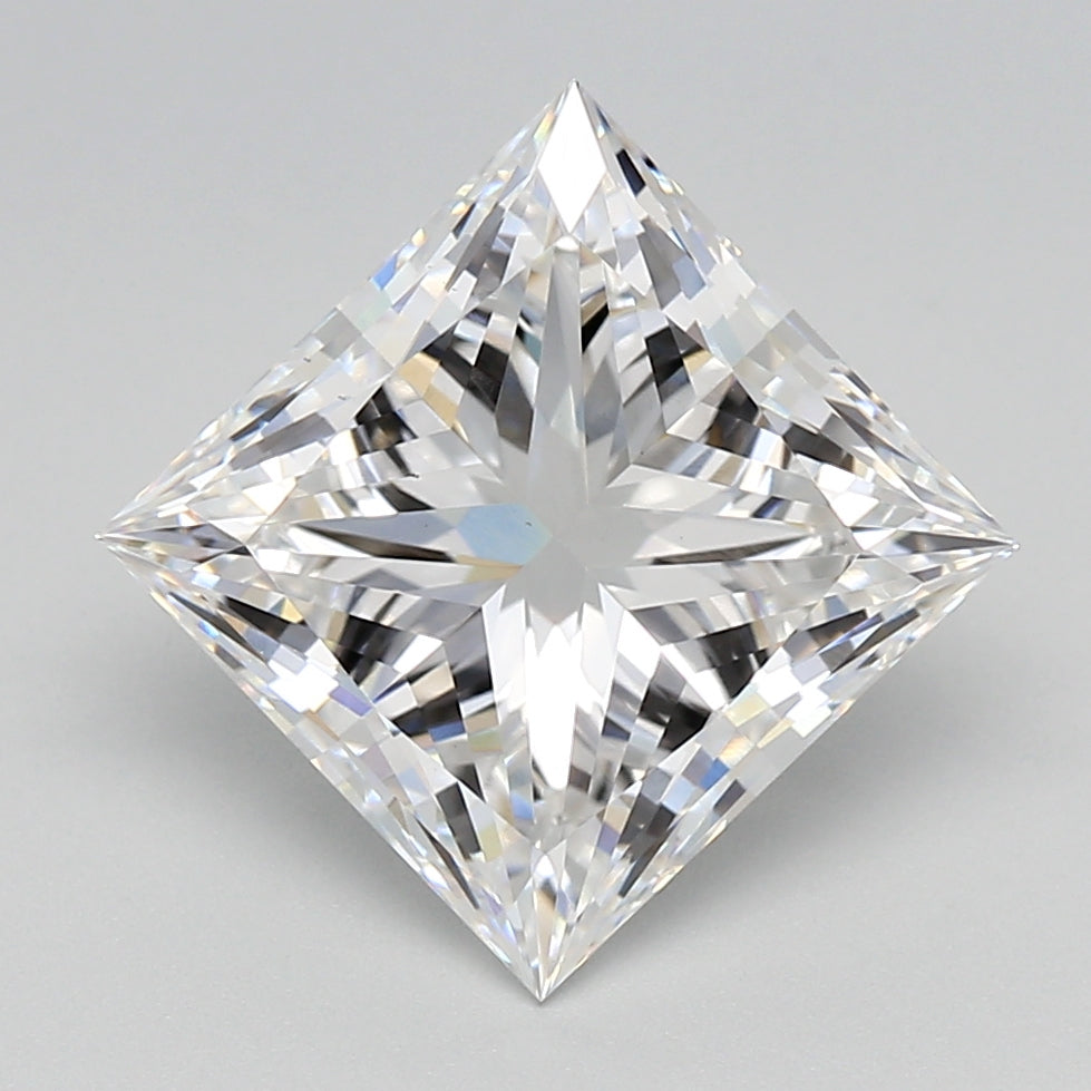 5.00 Carat Princess Cut Lab Grown Diamond VS1D