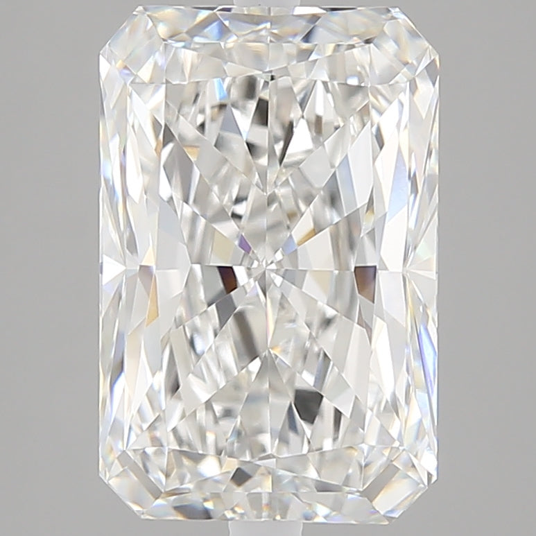 Diamant cultivé en laboratoire de 5,00 carats, taille radiante VVS1 E