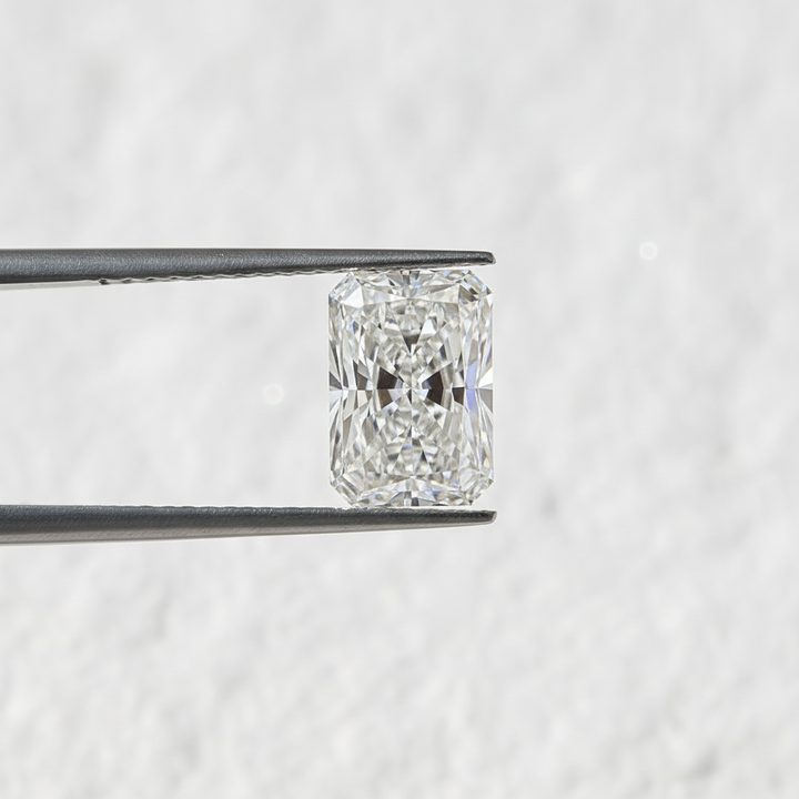 5,00 karaat stralend geslepen laboratoriumdiamant, VVS1/E