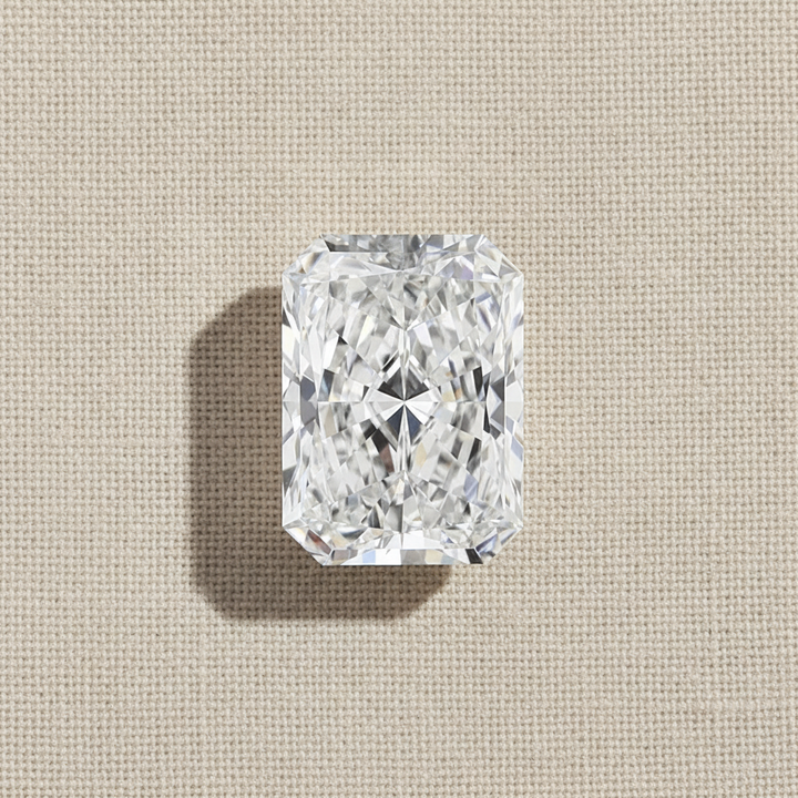 5.00 Carat Radiant Lab Grown Diamond, VS1/E