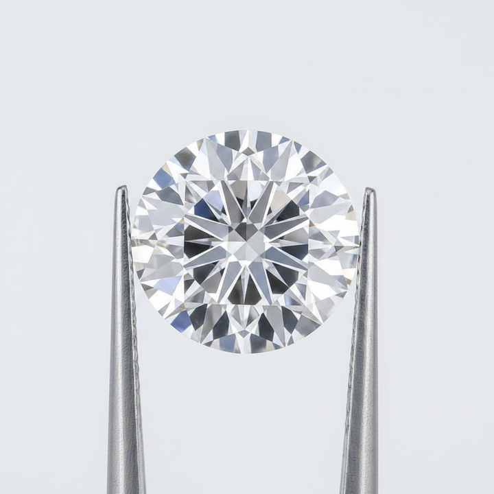 5.00 Ct D Color VS1 Round Lab Grown Diamond Excellent Polish Very Good Symmetry IGI Certified