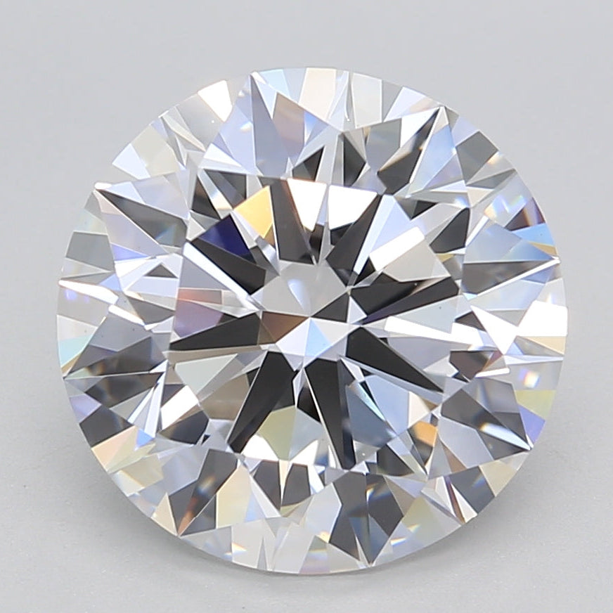 Diamante redondo cultivado en laboratorio de 5,00 quilates VS1 E