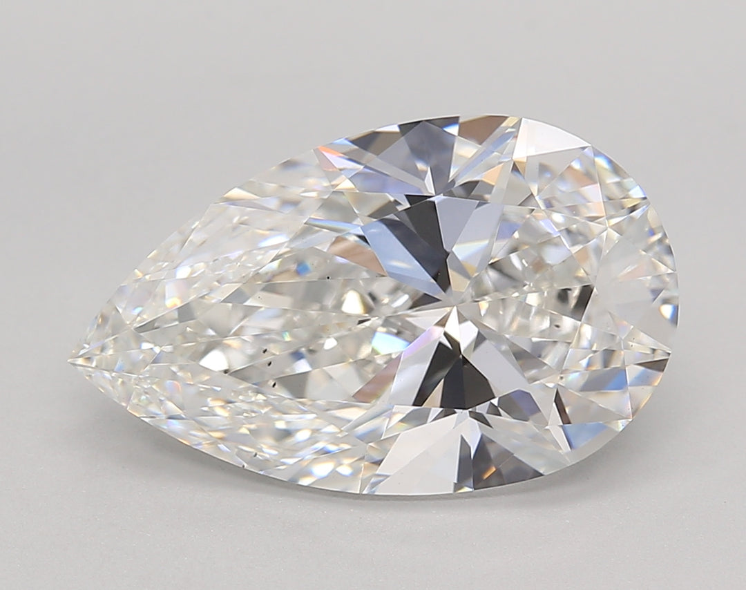 5.01 CT Pear Cut Lab-Grown Diamond, F Color, VS2 Clarity, IGI Certified