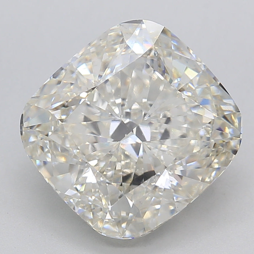 5.01 Carat Cushion Cut Lab Grown Diamond VS1 H