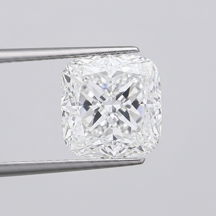 5.01 Carat Cushion Lab Grown Diamond, VVS1/D