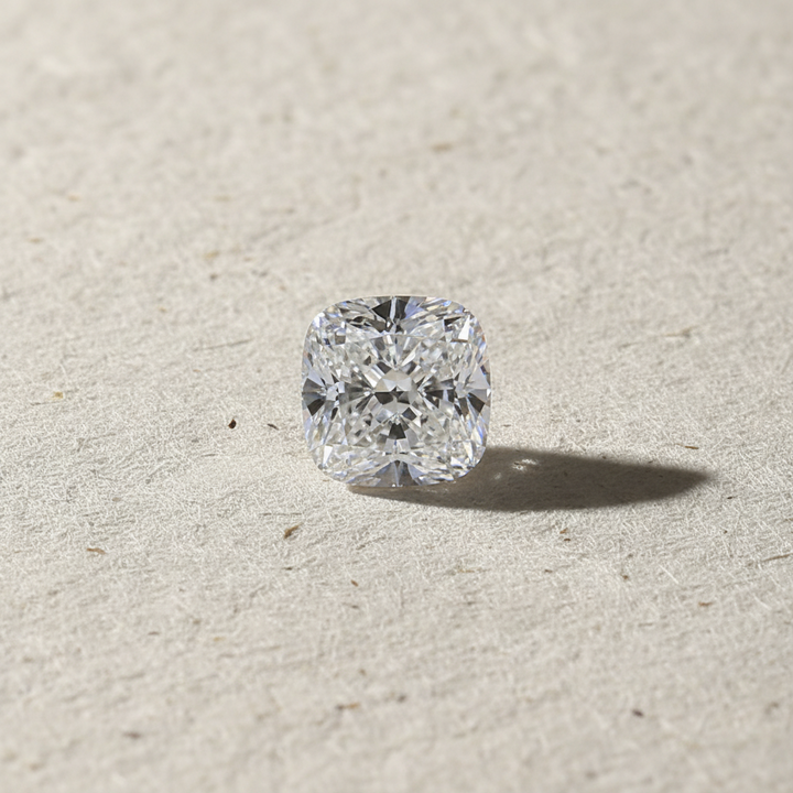 5.01 Carat Cushion Lab Grown Diamond, VVS1/F