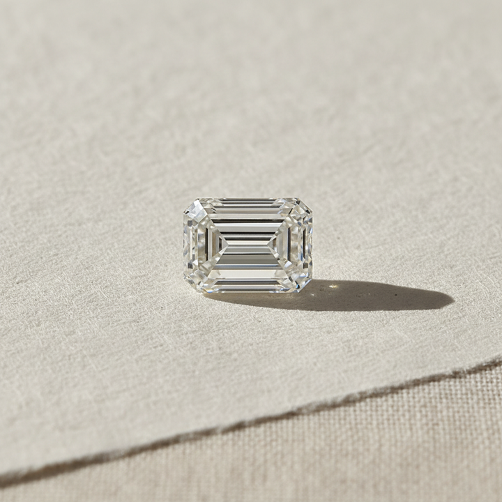 5.01 Carat Emerald Cut Lab Grown Diamond, VS2/I