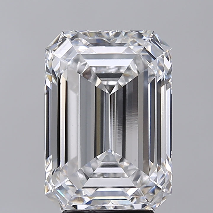 Diamant cultivé en laboratoire taille émeraude de 5,01 carats VVS2 D