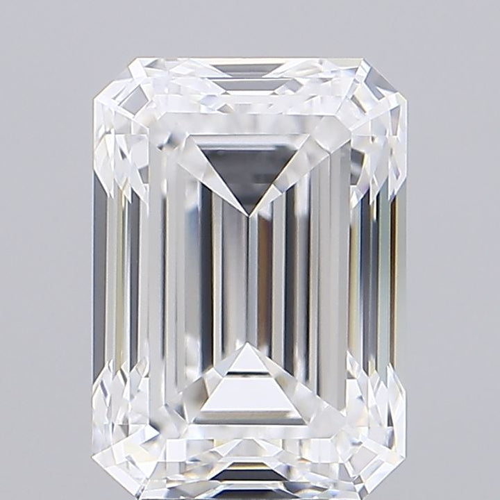Diamant cultivé en laboratoire taille émeraude de 5,01 carats VVS2D