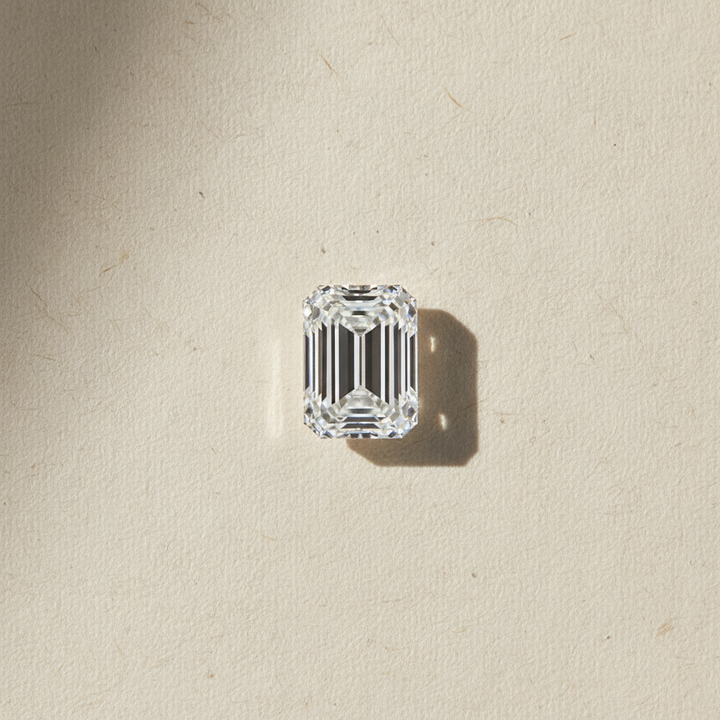5.01 Carat Emerald Lab Grown Diamond, VVS1/E