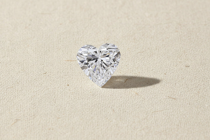 5.01 Carat Heart Cut Lab Grown Diamond VS1 D Color IGI Certified
