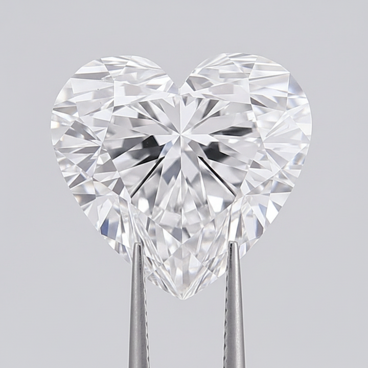 5.01 Carat E VS1 Heart Shape CVD Lab Grown Diamond IGI Certified
