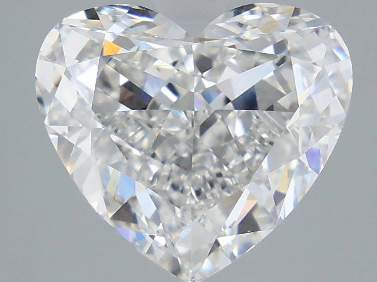 5.01 Carat Heart Cut Lab Grown Diamond VS1F