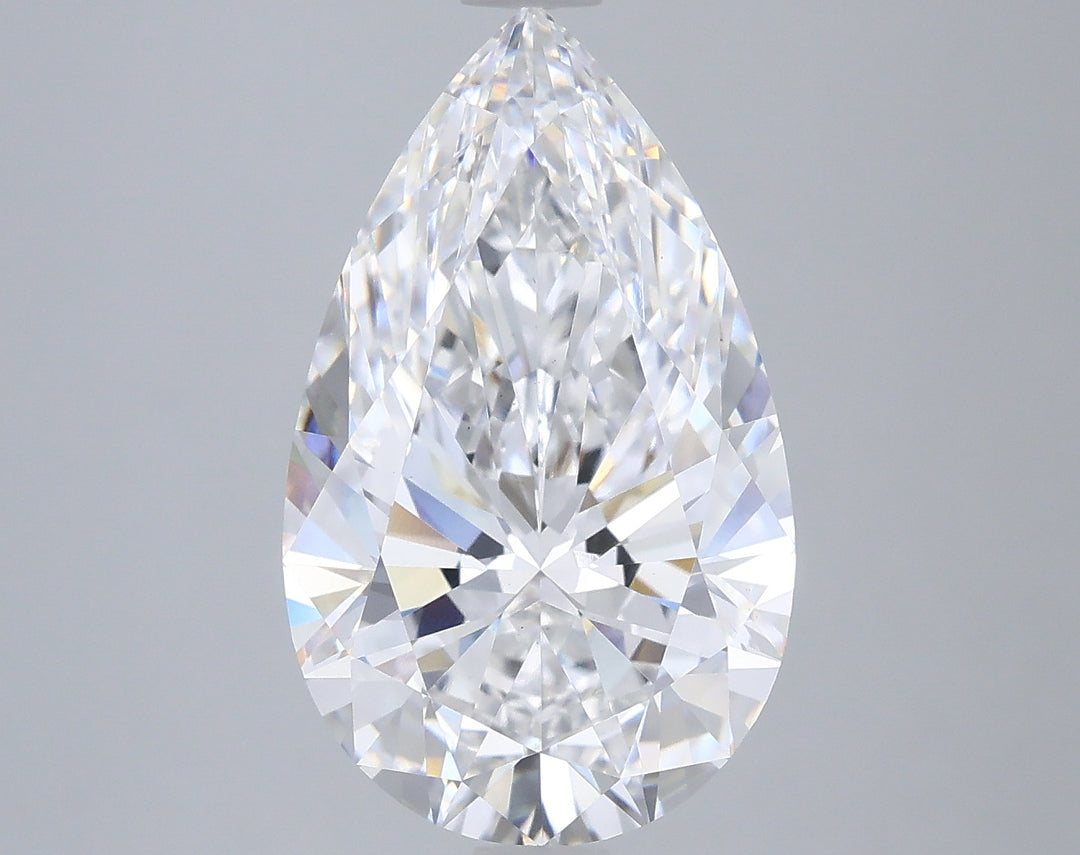5.01 Carat Pear Cut Lab Grown Diamond VS1E