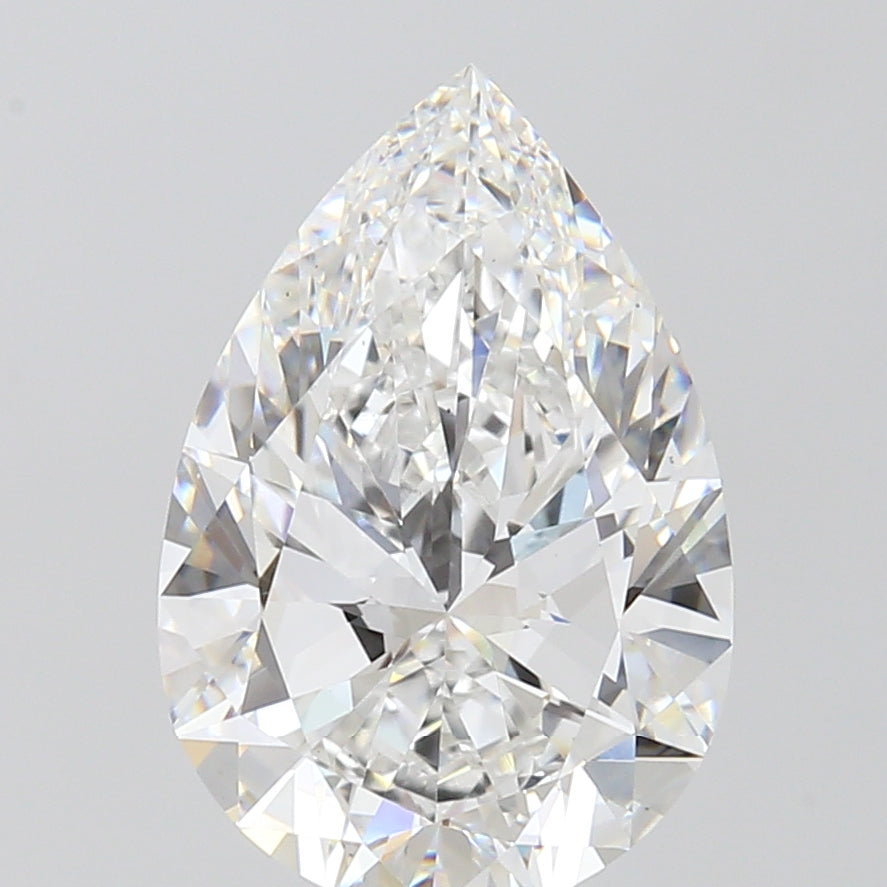 5.01 Carat Pear Cut Lab Grown Diamond VS1E Color