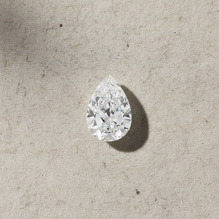 5.01 Carat Pear Cut Lab Grown Diamond VS1 E Color IGI Certified
