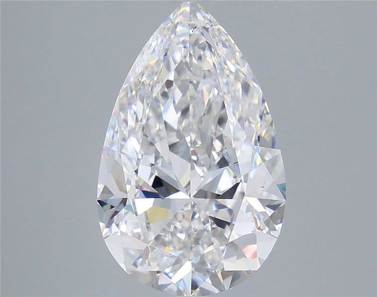5.01 Carat Pear Cut Lab Grown Diamond VS2D Color