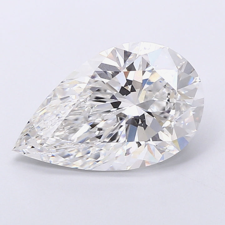 5.01 Carat Pear Cut Lab Grown Diamond VS2F Color