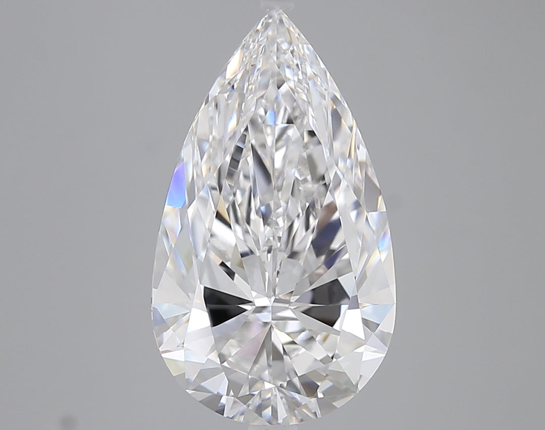 5.01 Carat Pear Cut Lab Grown Diamond VVS1D