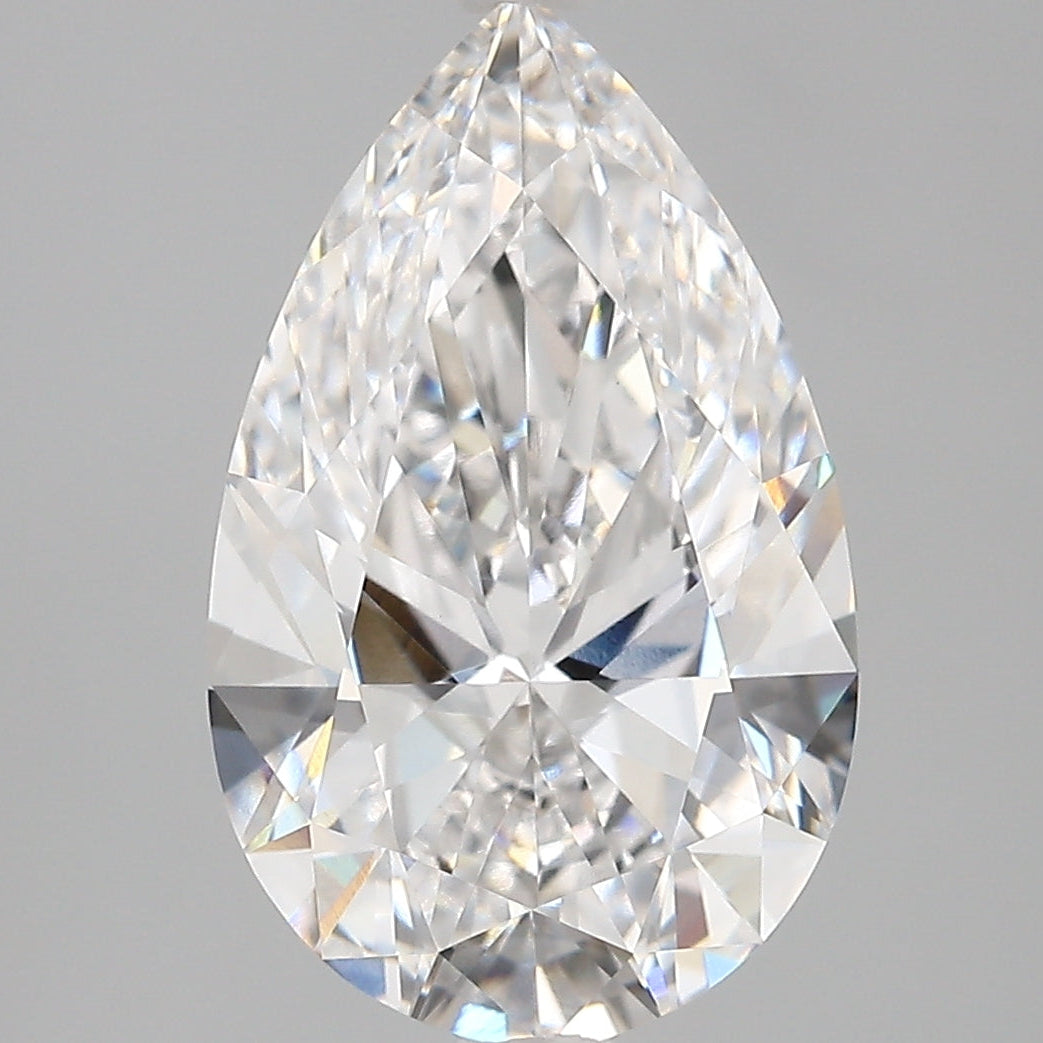 5.01 Carat Pear Cut Lab Grown Diamond VVS1E