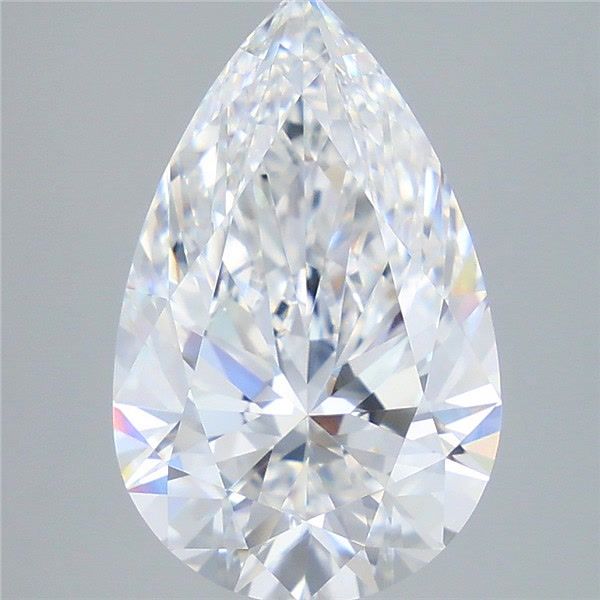 5.01 Carat Pear Cut Lab Grown Diamond VVS2D