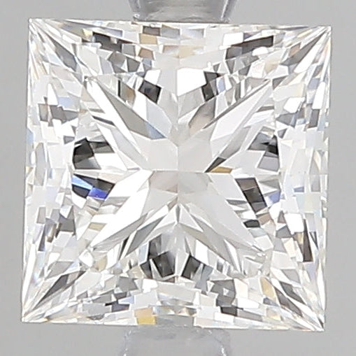 Diamante coltivato in laboratorio con taglio Princess da 5,01 carati VS2 F