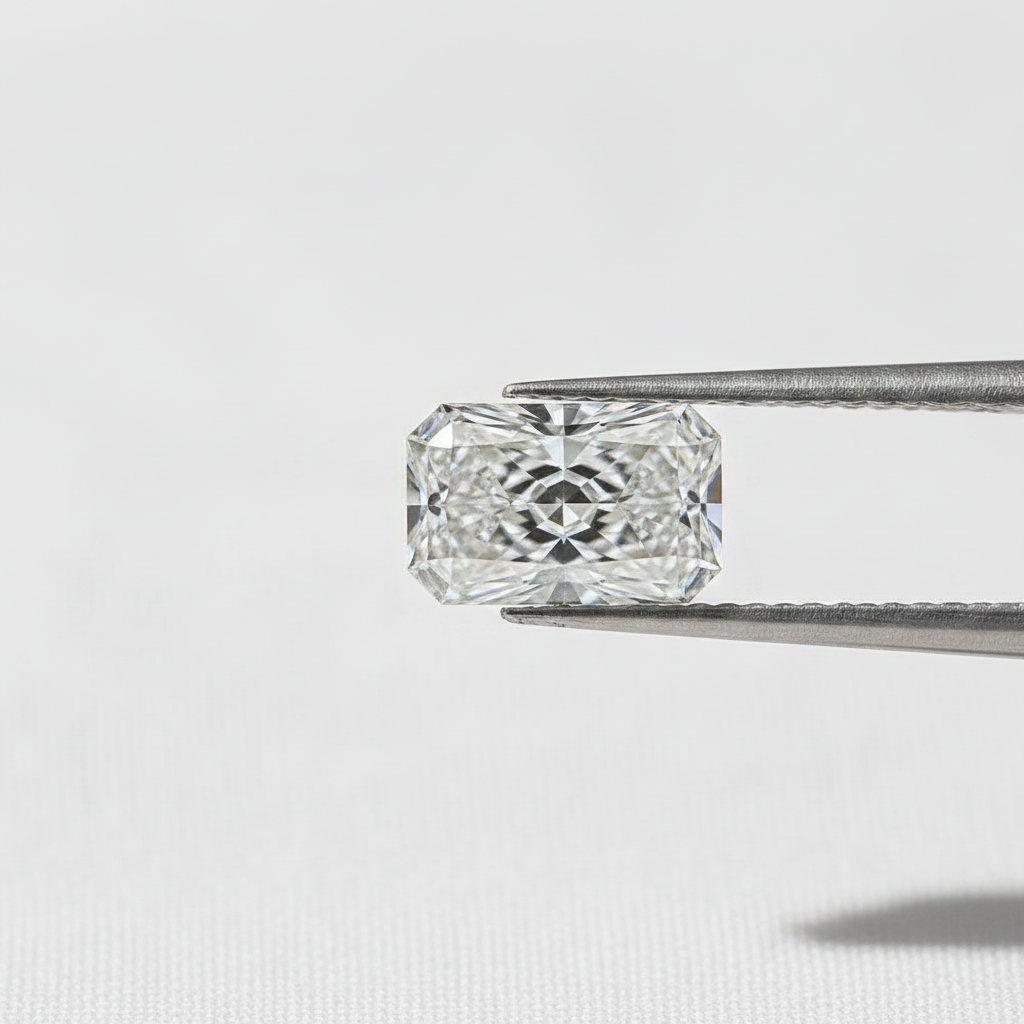 5,01 karaat stralend geslepen laboratoriumdiamant, VS1/E