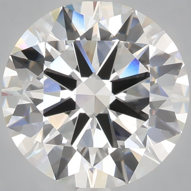 Diamante cultivado en laboratorio de talla redonda de 5,01 quilates VVS2 E